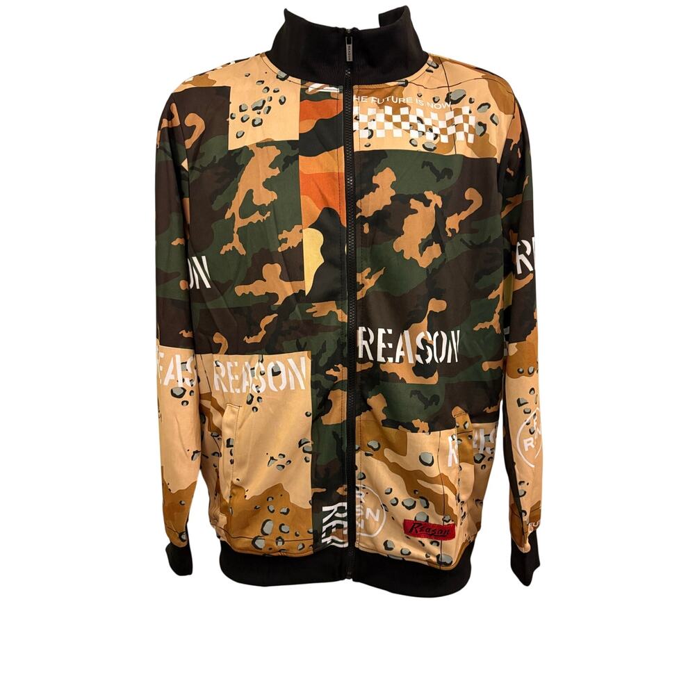 Reason Streetwear Zip-Up Lightweight Jacket Size Medium